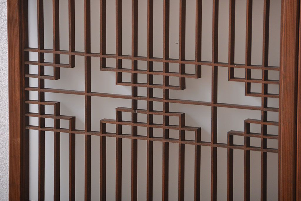 古民具・骨董　書院戸4枚セット(1)