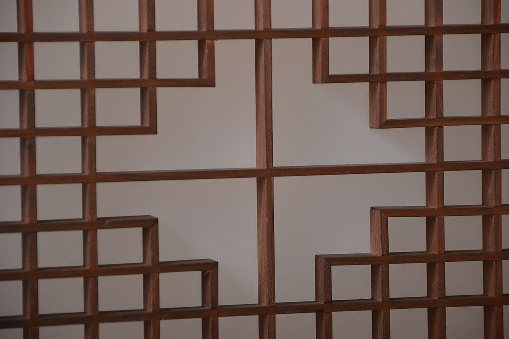 古民具・骨董　書院戸4枚セット(1)