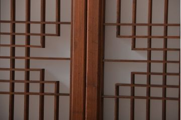 古民具・骨董　書院戸4枚セット(1)