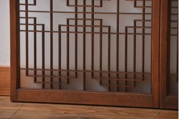 古民具・骨董　書院戸4枚セット(1)