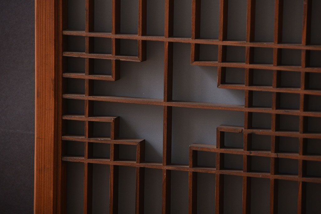 古民具・骨董　書院戸4枚セット(1)