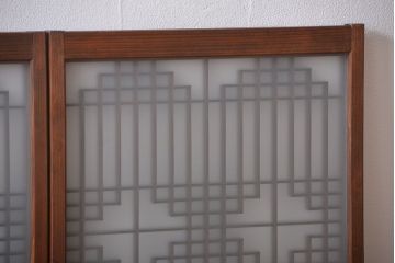 古民具・骨董　書院戸4枚セット(1)