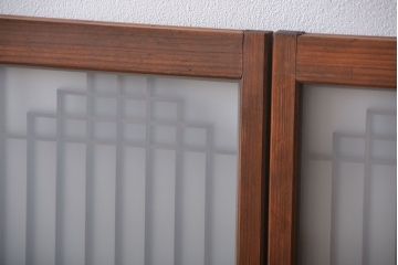 古民具・骨董　書院戸4枚セット(1)