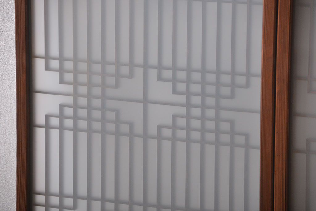 古民具・骨董　書院戸4枚セット(1)