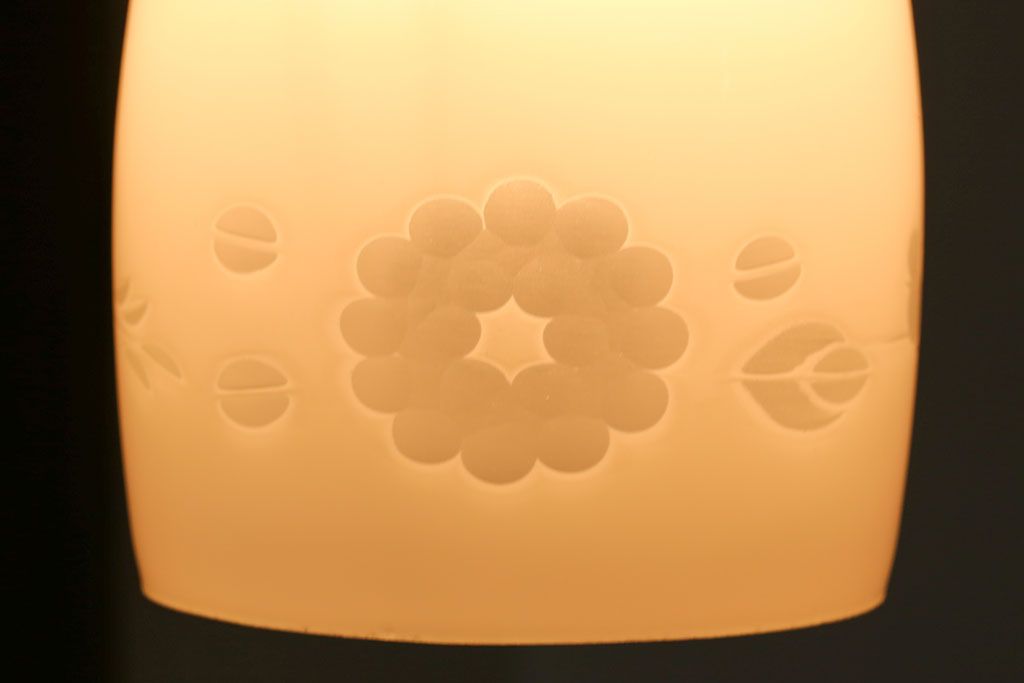 昭和レトロ　かわいい和製アンティーク電笠(1)