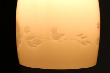 昭和レトロ　かわいい和製アンティーク電笠(1)