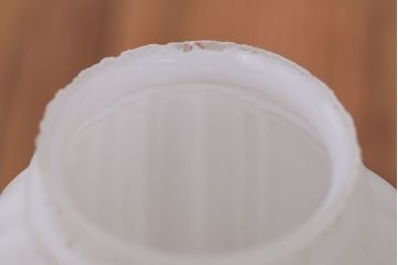 イギリスアンティーク　ガラスシェード照明