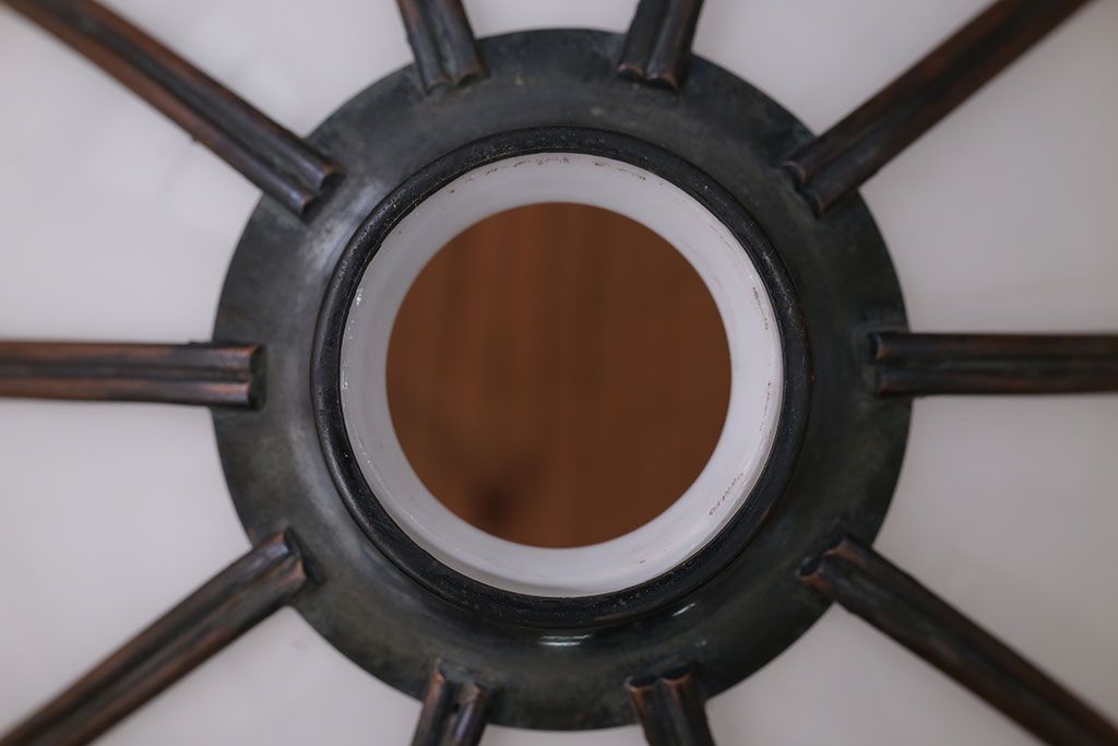 大正ロマン　金具の素敵な電笠