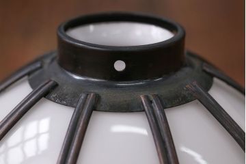 大正ロマン　金具の素敵な電笠