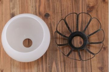 大正ロマン　金具の素敵な電笠