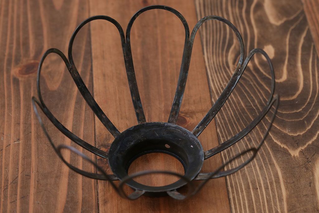 大正ロマン　金具の素敵な電笠