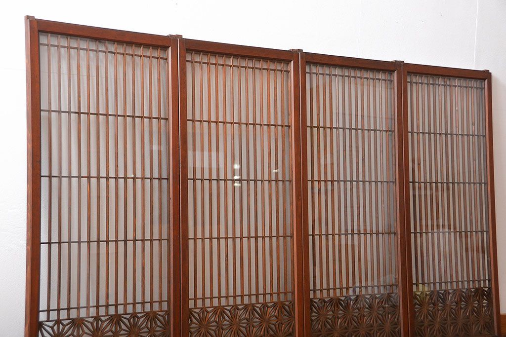 古民具・骨董　書院戸4枚セット(2)