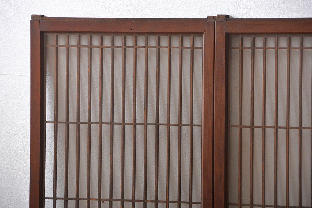 古民具・骨董　書院戸4枚セット(2)