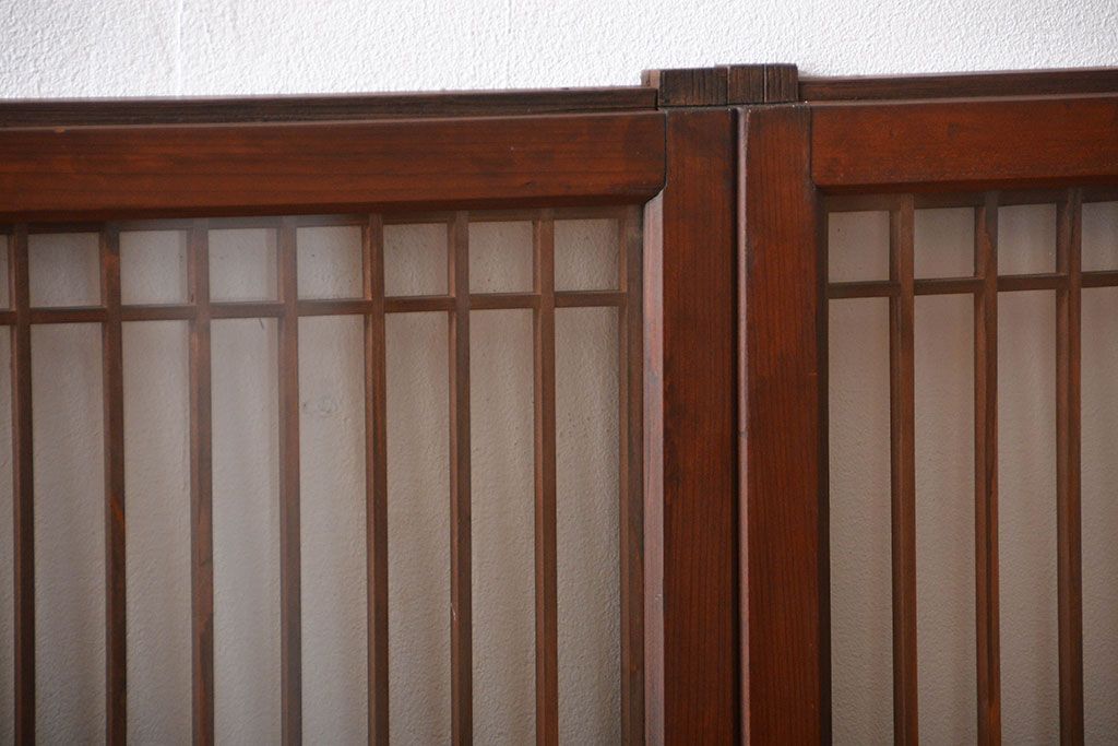 古民具・骨董　書院戸4枚セット(2)