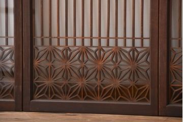 古民具・骨董　書院戸4枚セット(2)