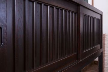 アンティーク家具　古民具・骨董　脚付き!六尺　水屋箪笥サイドボード