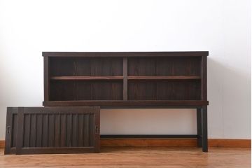 アンティーク家具　古民具・骨董　脚付き!六尺　水屋箪笥サイドボード