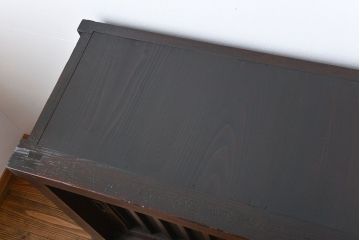 アンティーク家具　古民具・骨董　脚付き!六尺　水屋箪笥サイドボード