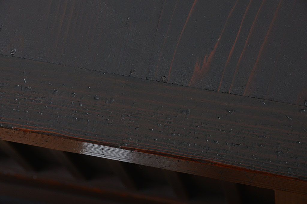 アンティーク家具　古民具・骨董　脚付き!六尺　水屋箪笥サイドボード