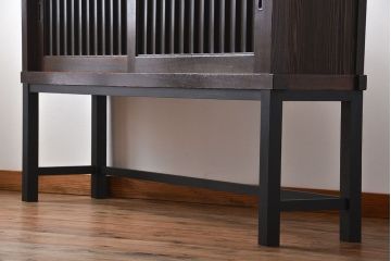 アンティーク家具　古民具・骨董　脚付き!六尺　水屋箪笥サイドボード