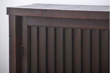 アンティーク家具　古民具・骨董　脚付き!六尺　水屋箪笥サイドボード