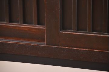 アンティーク家具　古民具・骨董　脚付き!六尺　水屋箪笥サイドボード