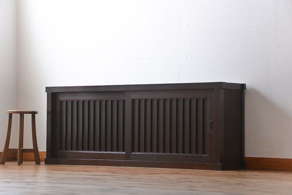 アンティーク家具　古民具・骨董　和モダンスタイル　六尺水屋箪笥サイドボード