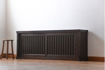 アンティーク家具　古民具・骨董　和モダンスタイル　六尺水屋箪笥サイドボード