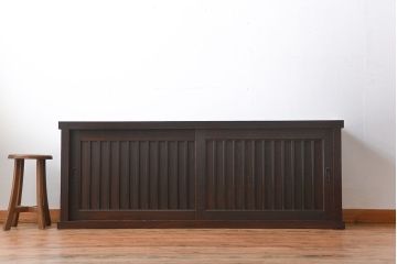 アンティーク家具　古民具・骨董　和モダンスタイル　六尺水屋箪笥サイドボード