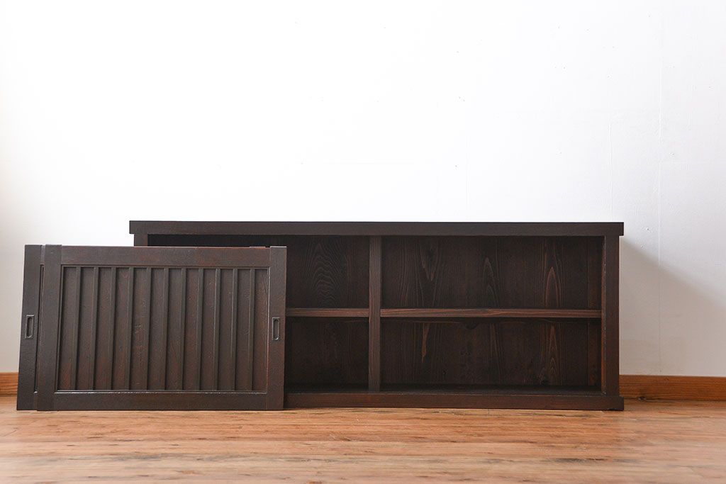 アンティーク家具　古民具・骨董　和モダンスタイル　六尺水屋箪笥サイドボード