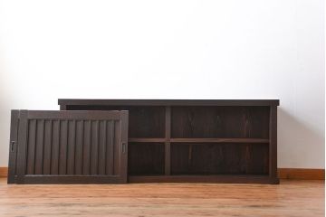 アンティーク家具　古民具・骨董　和モダンスタイル　六尺水屋箪笥サイドボード