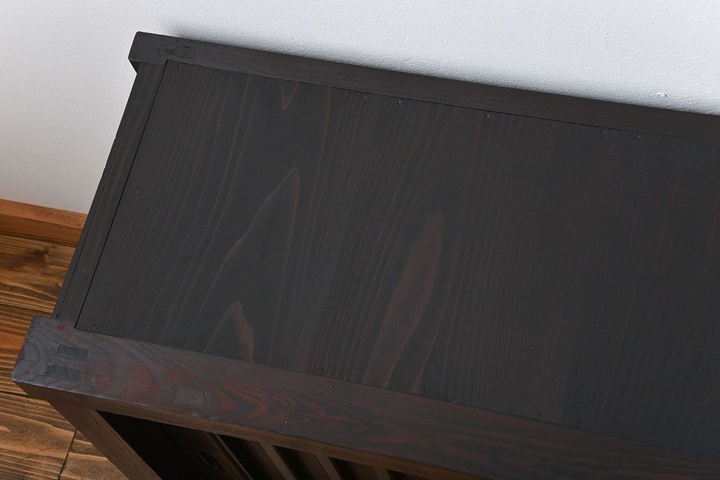 アンティーク家具　古民具・骨董　和モダンスタイル　六尺水屋箪笥サイドボード