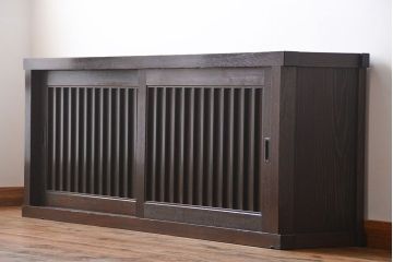 アンティーク家具　古民具・骨董　和モダンスタイル　六尺水屋箪笥サイドボード