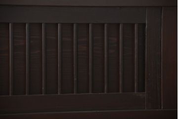 アンティーク家具　古民具・骨董　脚付き　水屋箪笥ローボード(テレビ台、キャビネット、収納棚)