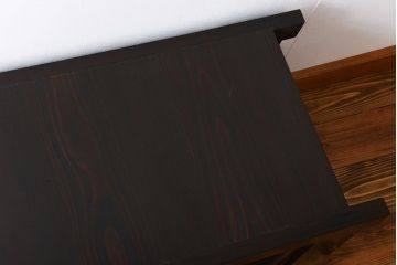 アンティーク家具　古民具・骨董　水屋箪笥ローボード(テレビ台、キャビネット、収納棚)