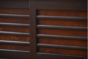 アンティーク家具　古民具・骨董　水屋箪笥ローボード(テレビ台、キャビネット、収納棚)