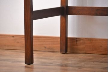 ヴィンテージ家具　イギリスビンテージ　オーク材　片袖机