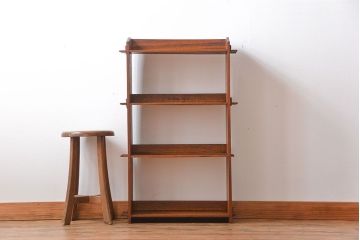 レトロ家具　昭和レトロ　楔(くさび)式 本棚