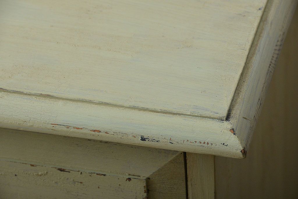 アンティーク家具　アンティークペイント　かわいい小引き出し