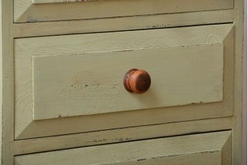 アンティーク家具　アンティークペイント　かわいい小引き出し