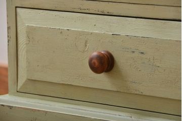 アンティーク家具　アンティークペイント　かわいい小引き出し