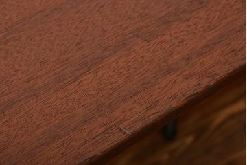 アンティーク家具　アンティーク 天板一枚板 古材を使った鉄脚テーブル(1)