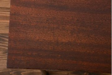 アンティーク家具　アンティーク 天板一枚板!古材を使った鉄脚テーブル(2)
