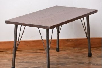 アンティーク家具　アンティーク　鉄脚センターテーブル(1)