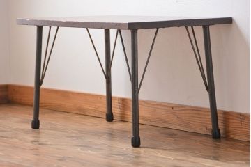 アンティーク家具　アンティーク　鉄脚センターテーブル(1)