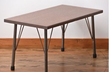 アンティーク雑貨　アンティーク　鉄脚センターテーブル(ディスプレイ台)