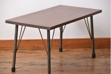 アンティーク雑貨　アンティーク　鉄脚センターテーブル(ディスプレイ台)(1)