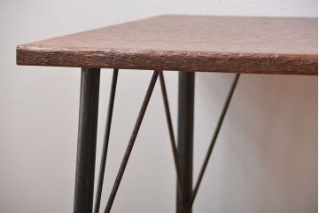 アンティーク家具　アンティーク　鉄脚センターテーブル(ディスプレイ台)(2)