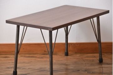 アンティーク雑貨　アンティーク　鉄脚センターテーブル(ディスプレイ台)(3)