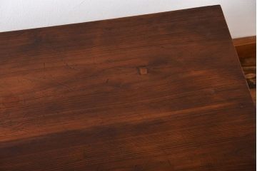 アンティーク家具　アンティーク　古材天板!大きなローテーブル